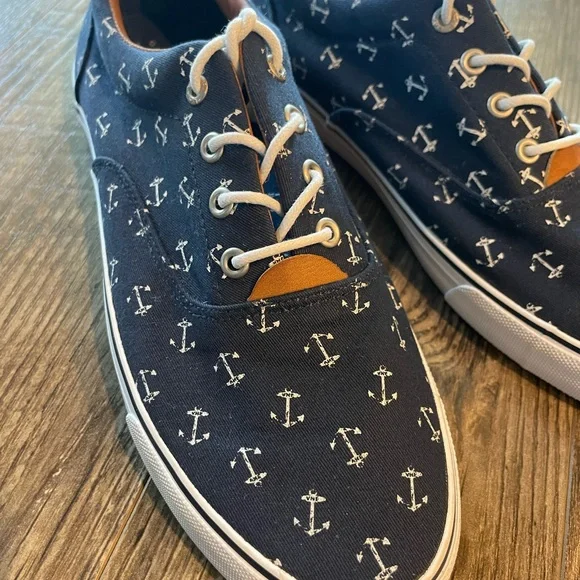 G.H. Bass & Co. Navy Anchor Women's Boat Shoes Size 9 - Picture 6 of 6